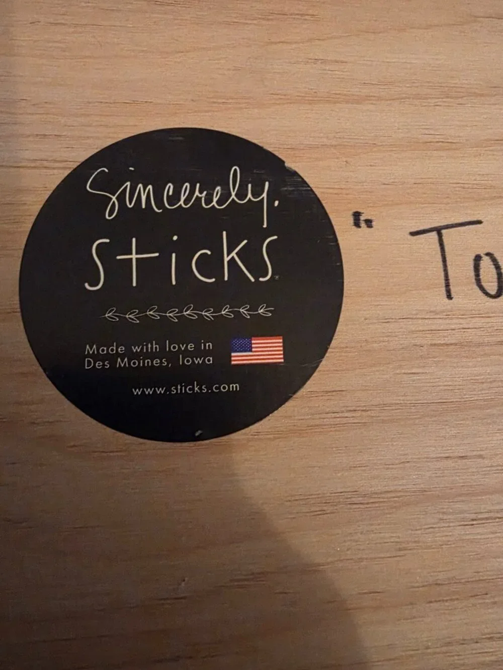 Sticks Hanger three prongs